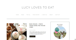 Desktop Screenshot of lucylovestoeat.com